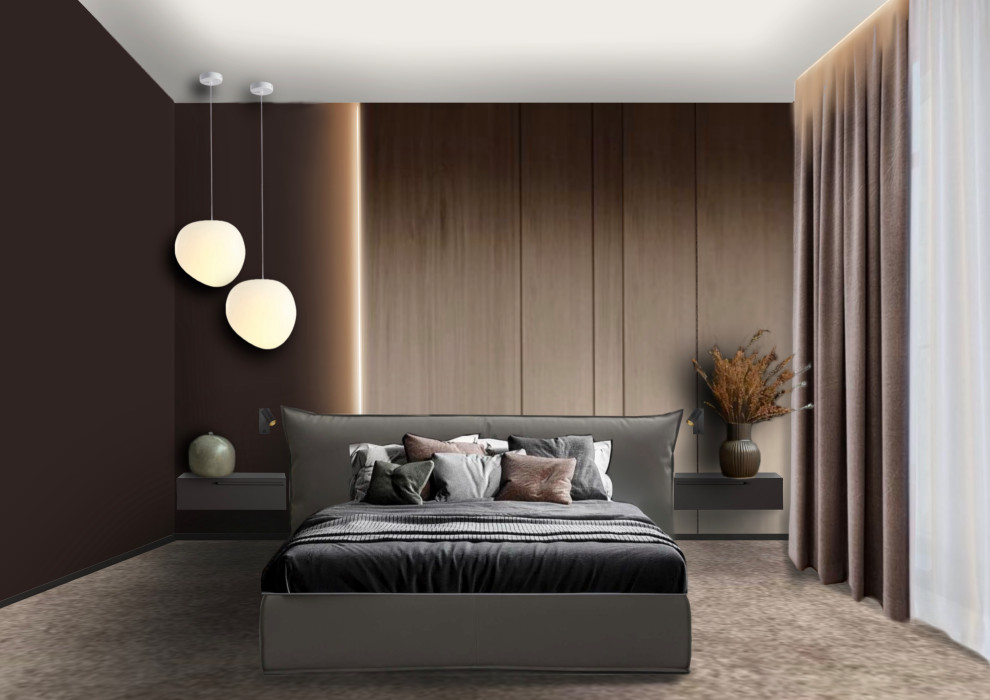 3 д коллаж спальни