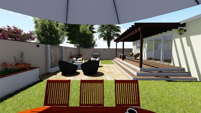 Backyard Construction Designs rendering