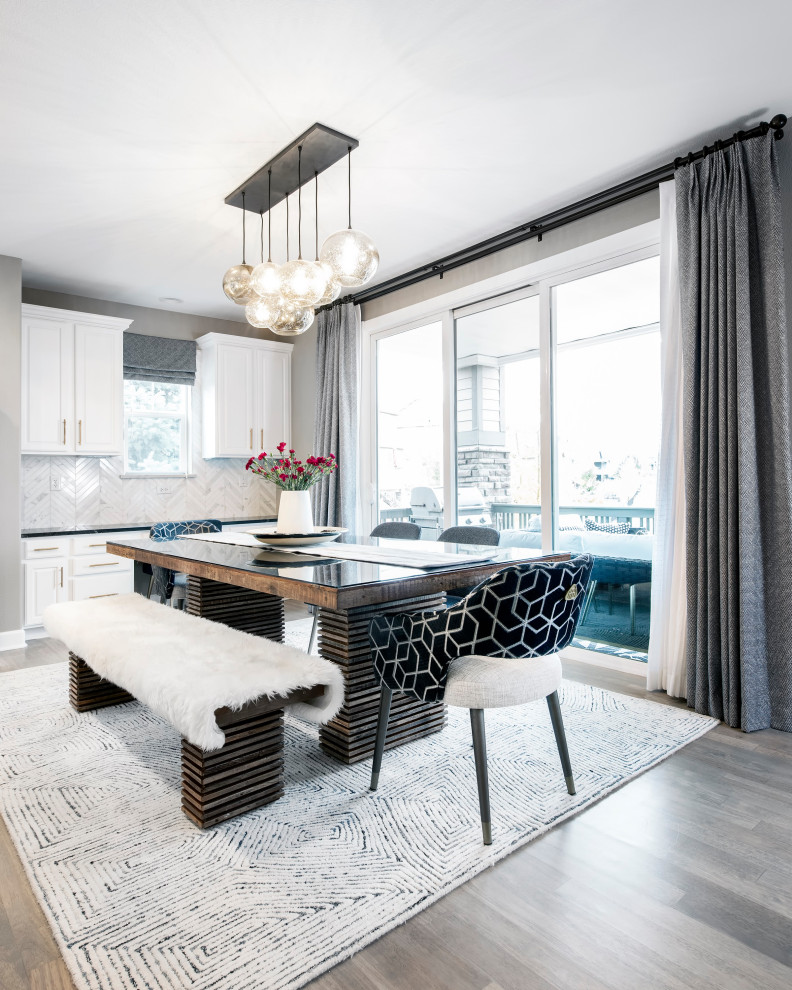 Modernes Esszimmer in Denver