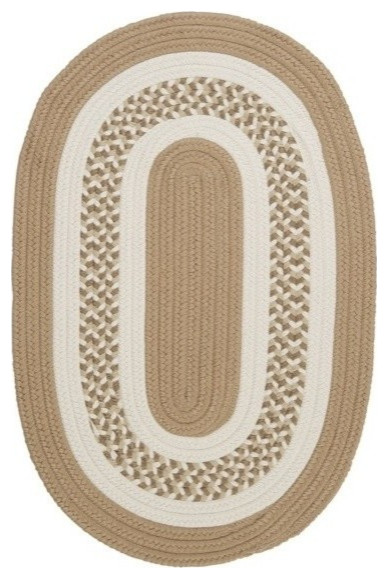 Flowers Bay Rug, Cuban Sand, 2'x6' - Traditional - Hall And Stair ...