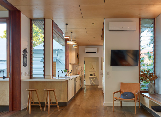 Rosalie Plinth House contemporary-kitchen