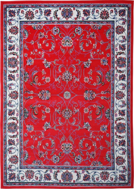 Home Dynamix Premium Hd812 215 1 9 X7 2 Red Ivory Rug