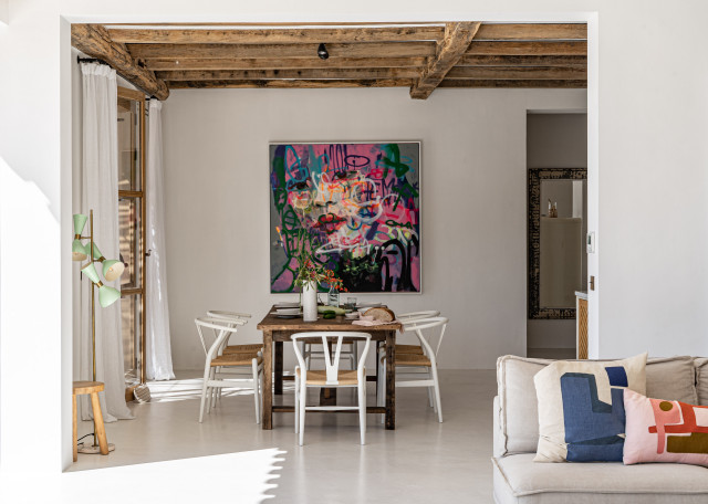 Salle &agrave; manger middelhavsstil-spisestue
