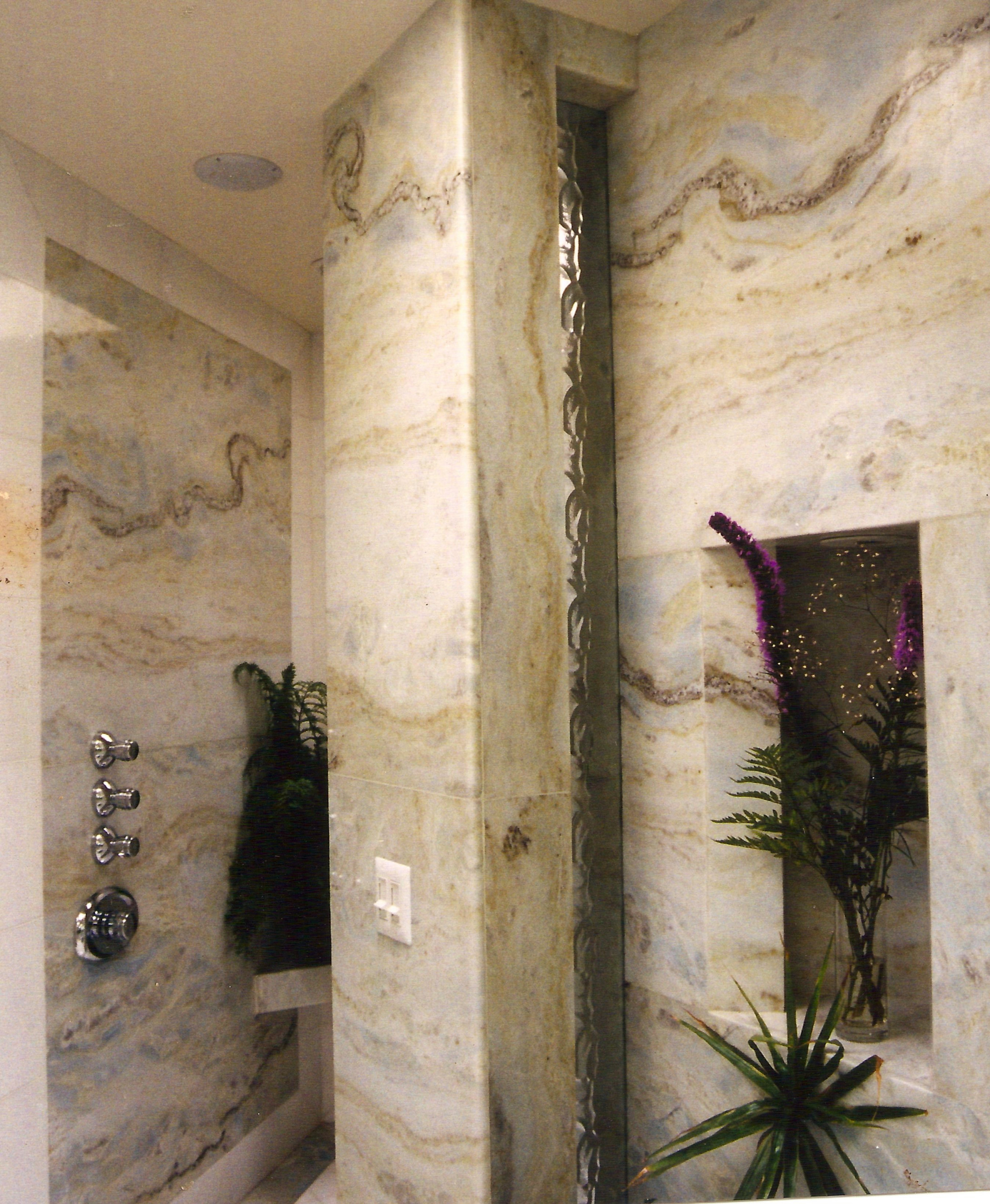 Stone Slab Bathrooms - Kaua'i