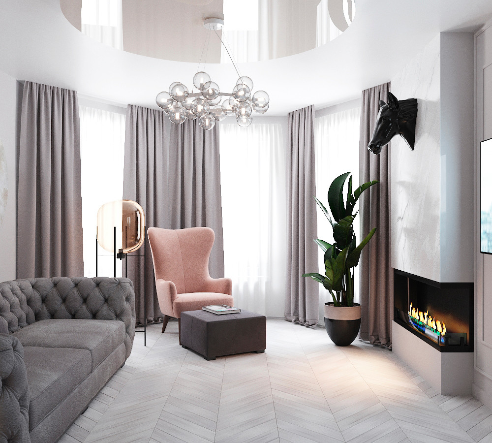 гостиная+столовая