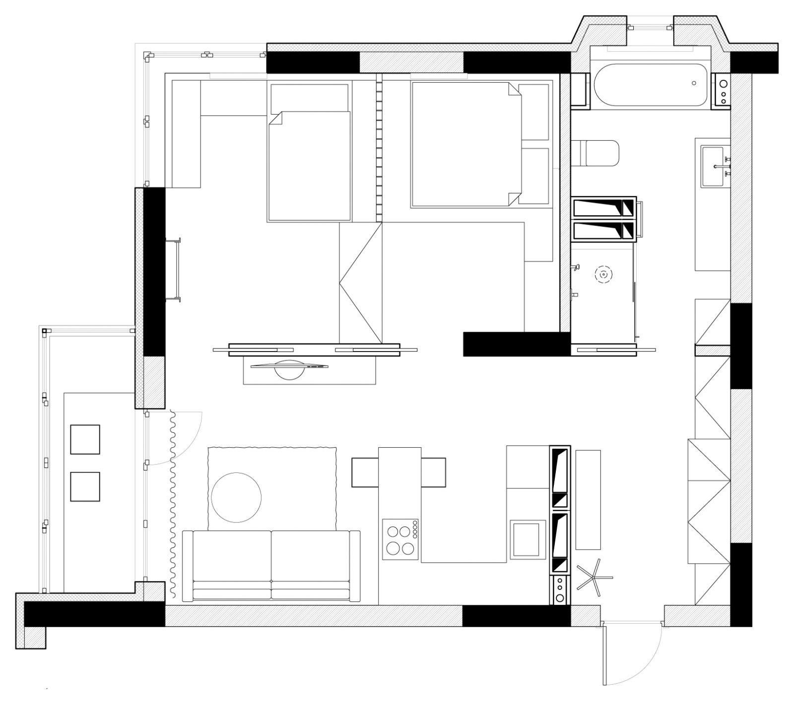 APARTMENT WITH A DEER