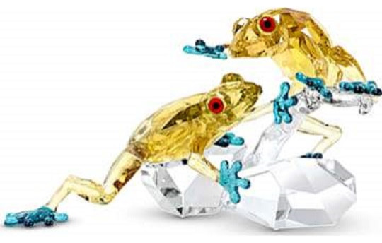 Swarovski Crystal Paradise Frogs