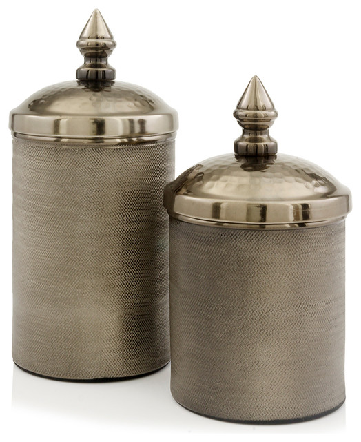 Botes Bronze Canisters, Set of 2