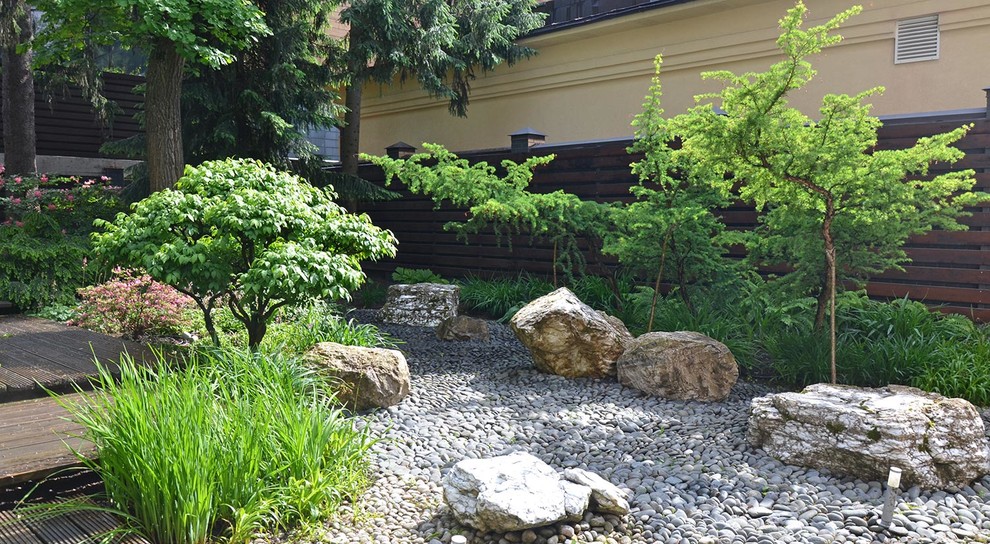 Сад с японским характером в КП Ландшафт