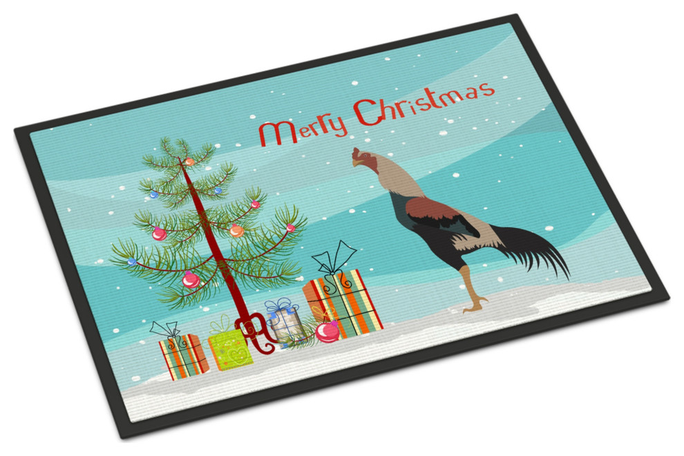 Caroline's TreasuresKulang Chicken Christmas Doormat 18x27 Multicolor