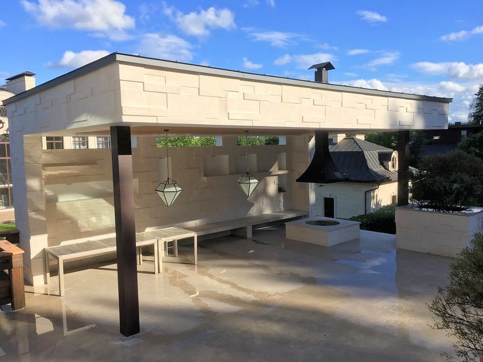 Навесы в поселке Бенилюкс