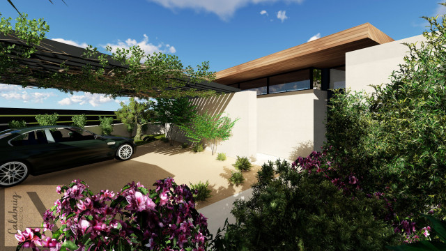 CASA CON BARCA moderne-porche
