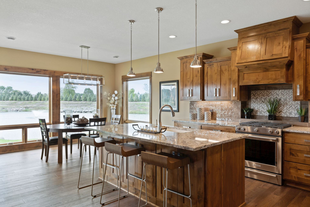 Transitional kitchen photo in Minneapolis