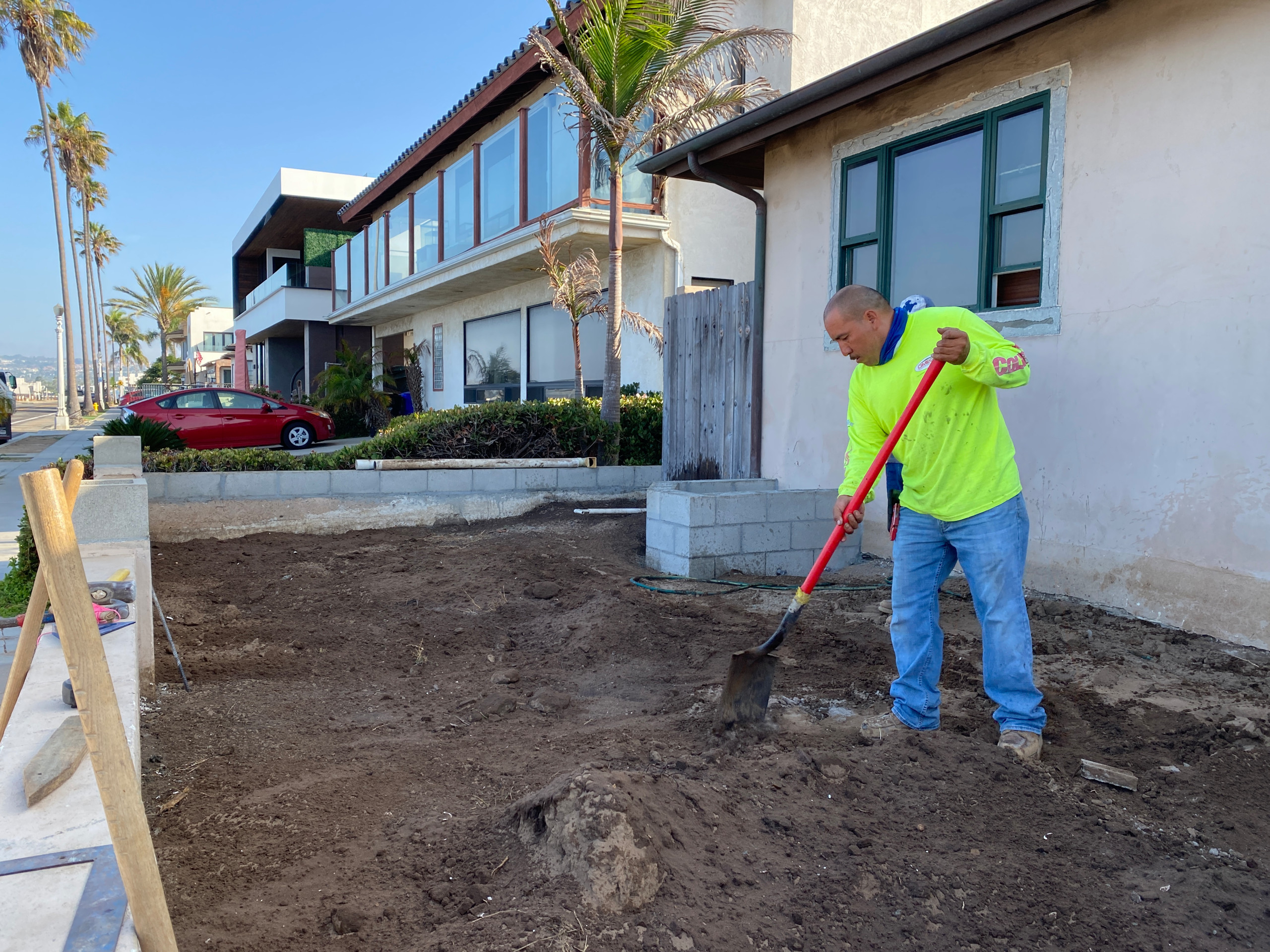 Starting A New Landscape Project in Pacific Beach