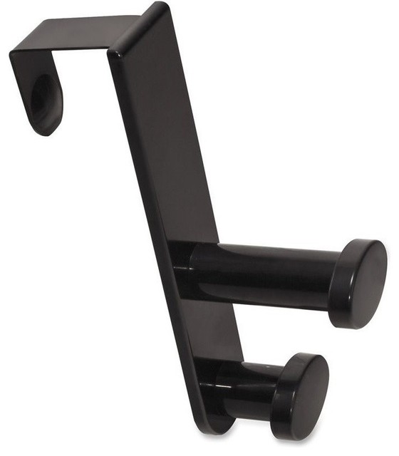 Advantus Advantus OverTheDoor Plastic Double Hook Wall Hooks Houzz