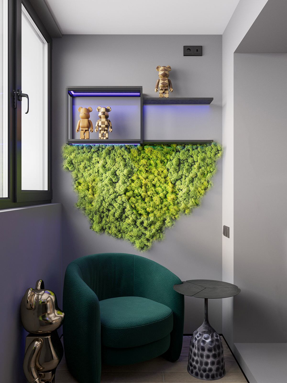 Дизайн - Кв. для молодой семьи блогеров-предпринимателей с двумя мальчиками