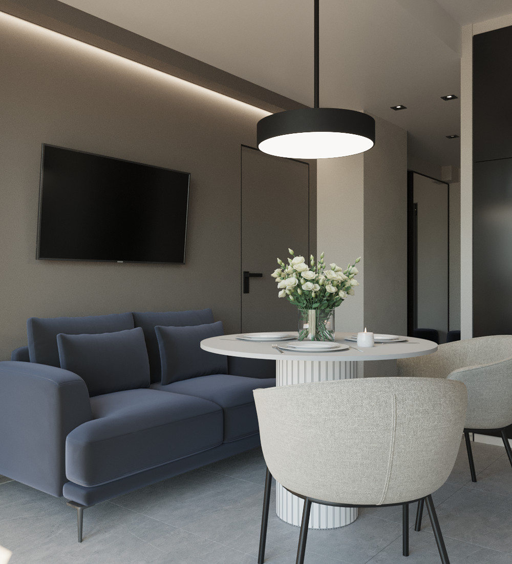 Квартира для холостяка в современном стиле