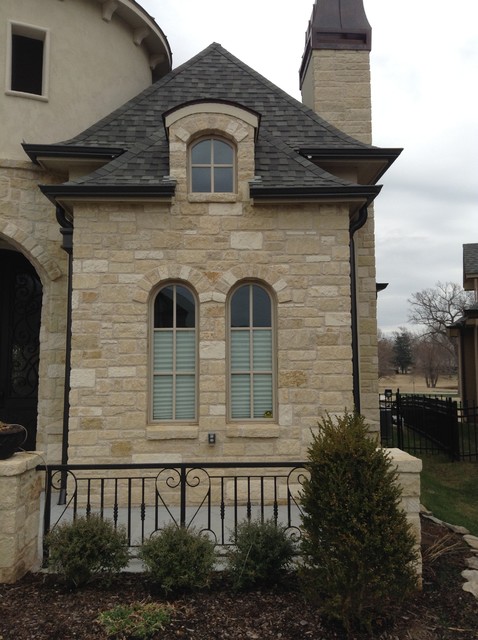 Custom Residence in Bixby, Ok middelhavsstil-hus-og-facade