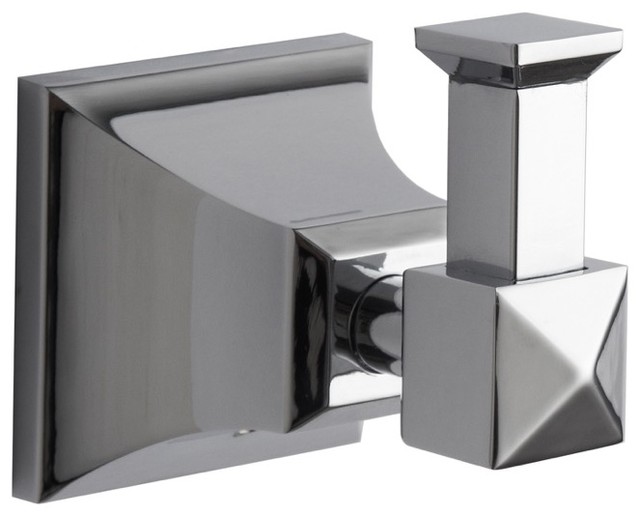 Polished Chrome Bathroom Hook - Transitional - Robe & Towel Hooks - by ...