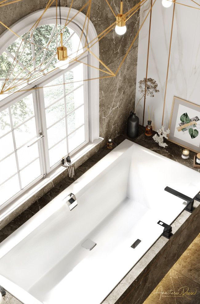 Дизайн проект ванной комнаты "Готовы к выходу из карантина"