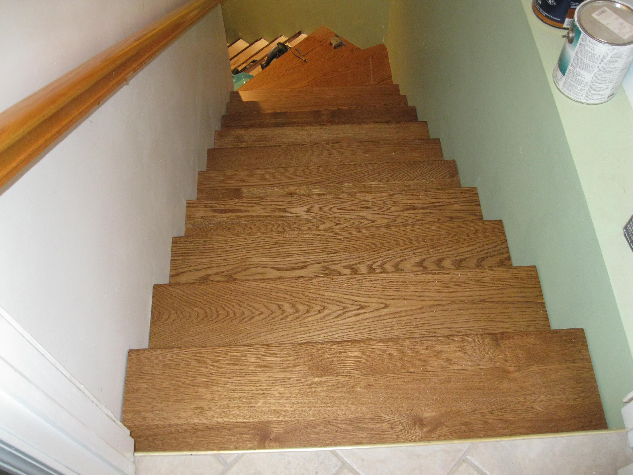 Custom oak staircase