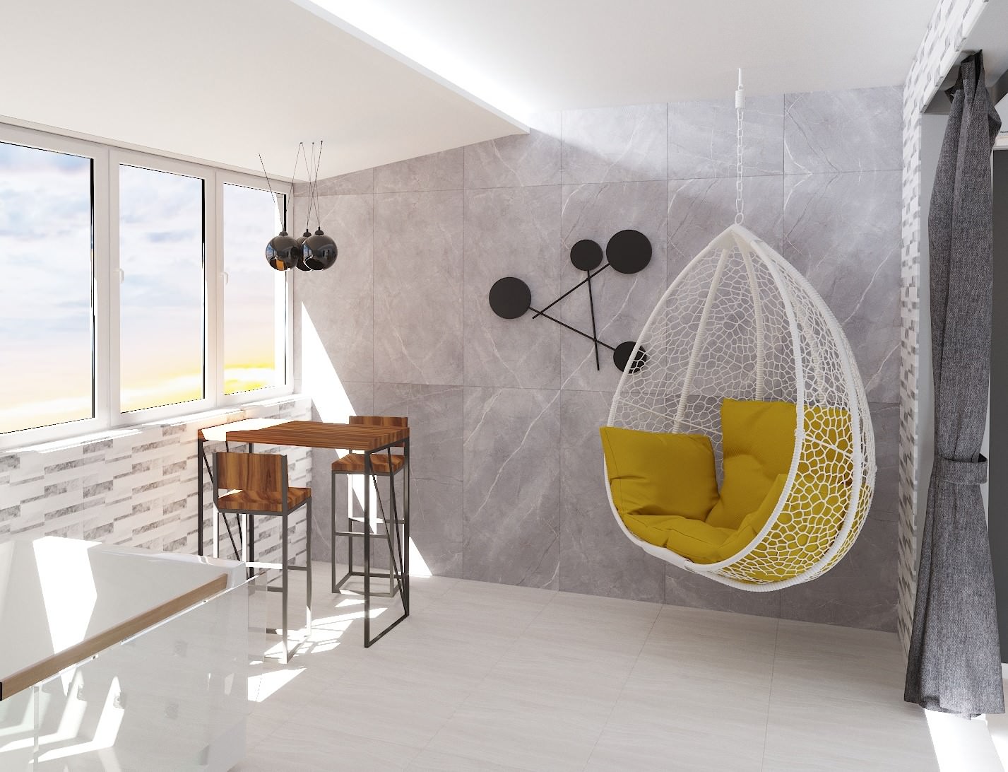 Тропический интерьер в Сочи