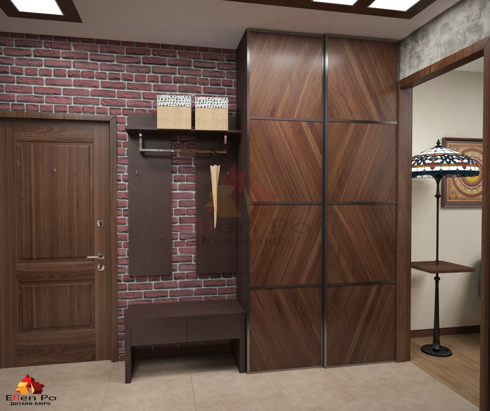 Дизайн трех-комнатной квартиры с элементами лофт и восточной культуры.