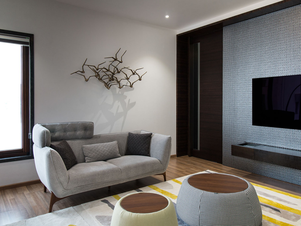 Photo of a contemporary family room in Ahmedabad.