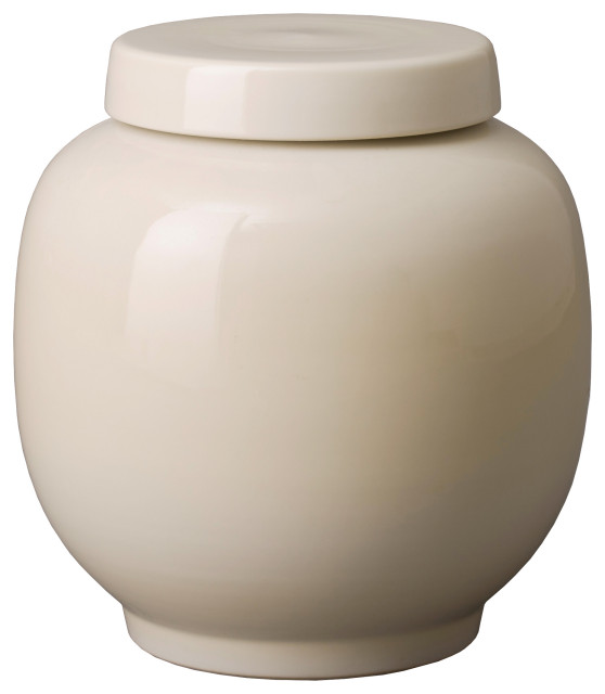 11 In Crystal Oyster Ceramic Lantern Ginger Jar Contemporary