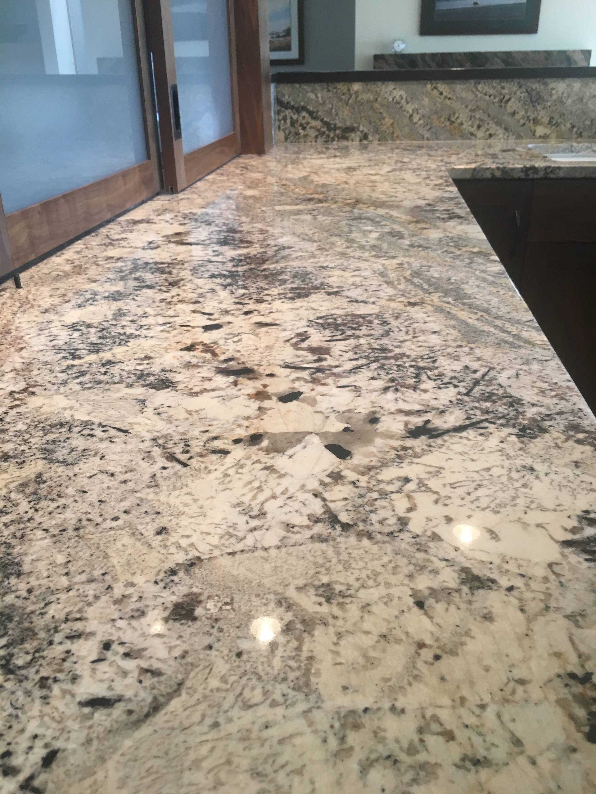 Bellevue/Kitchen Walnut Cabinets