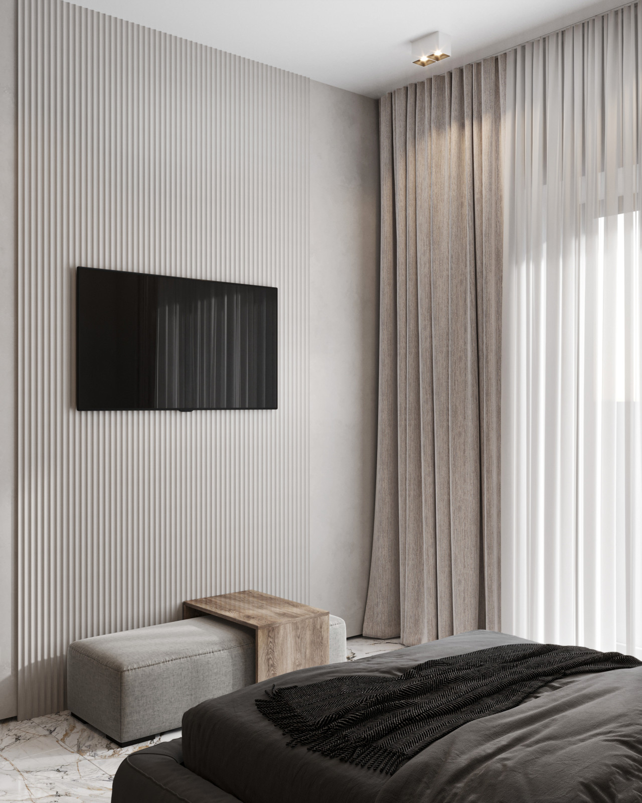 Загородный дом, минималистичный и строгий