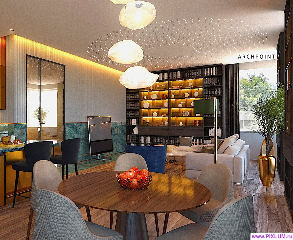 Идеи Дизайна с использованием новых светотехнических панелей PIXLUM