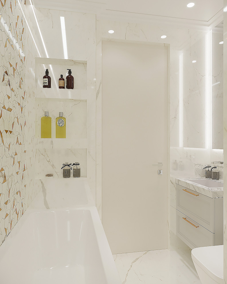 ДИЗАЙН ИНТЕРЬЕРА КВАРТИРЫ В ЖК WELLTON PARK (ВЕЛТОН ПАРК), 59 КВ.М.