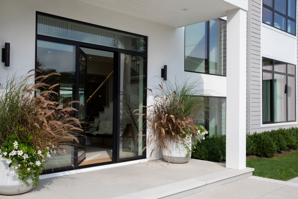 Trendy exterior home photo in New York