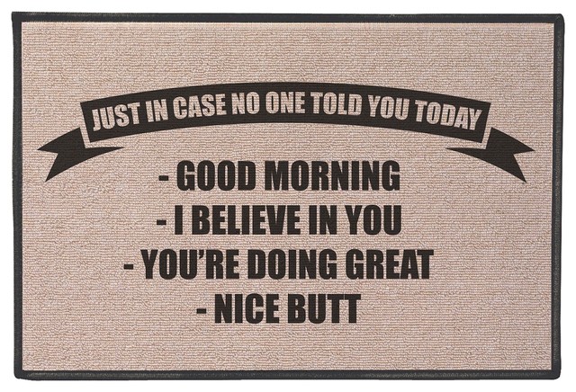 In Case No One Told You Doormat Daily Affirmations Olefin