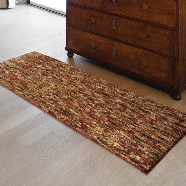 Palmetto Living By Orian Next Generation Solid Area Rug Red Solid Area Rug Red