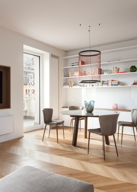 ISOLA ATTICO DUPLEX contemporary-dining-room