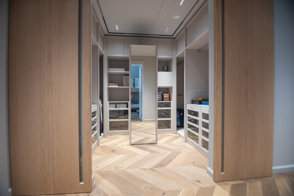 Обустройство гардеробной комнаты