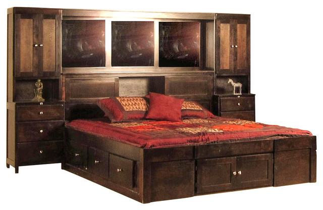 urban eastern king pier wall and platform bed and chest and entertainment chest transitional bedroom - Pier Wall Bedroom Furniture urban eastern king pier wall and platform bed and chest and entertainment chest transitional bedroom - Pier Wall Bedroom Furniture