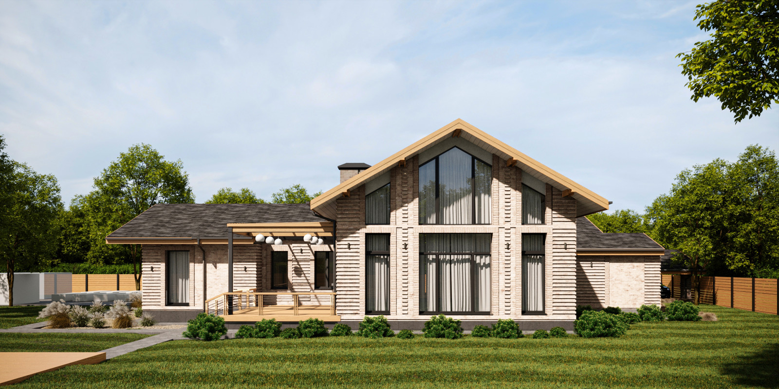 Одноэтажный дом в Курске