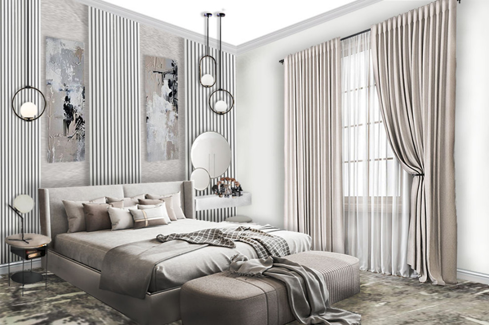 3D коллажи спальни