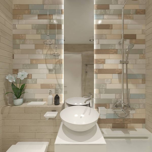 Ванная в квартире девушки