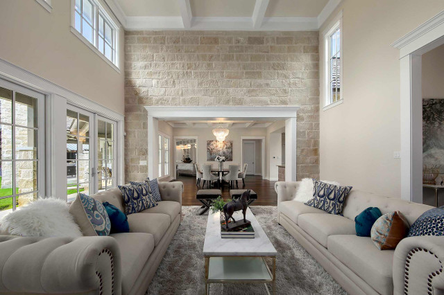 Custom Home 2016 | San Antonio, TX french-country-salon