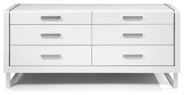 Bahamas Dresser Contemporary Dressers By World Modern Design Bahamas Dresser High Gloss White