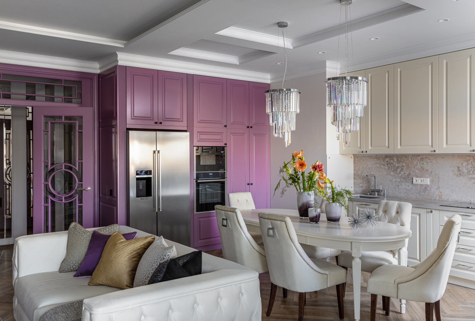 Дизайн квартиры 135 кв.м. в ЖК Донской Олимп