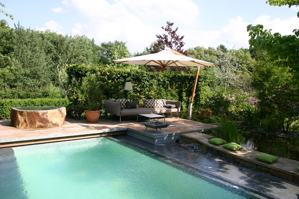 Moderner Pool in Dresden