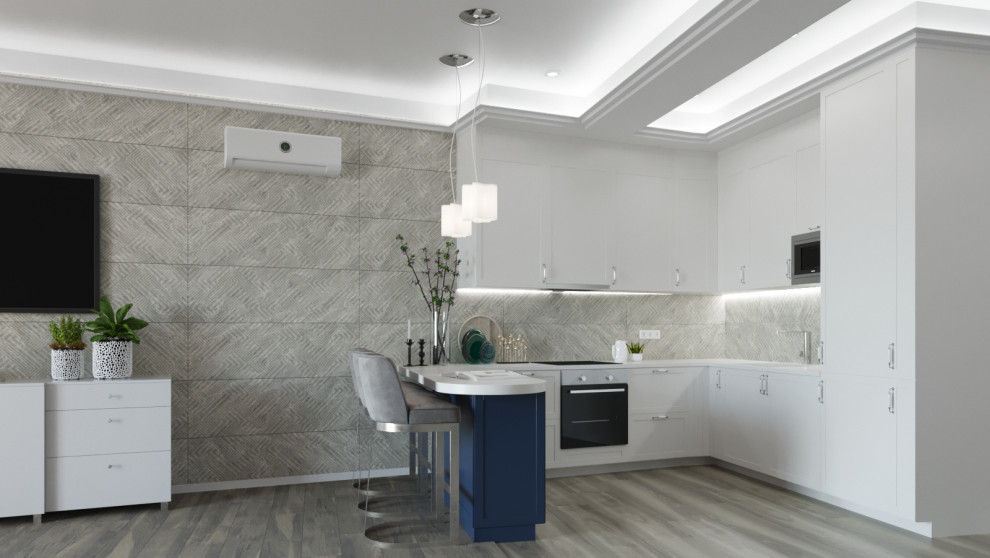 Дизайн проект  квартиры 114 м2 в стиле "Неоклассика"