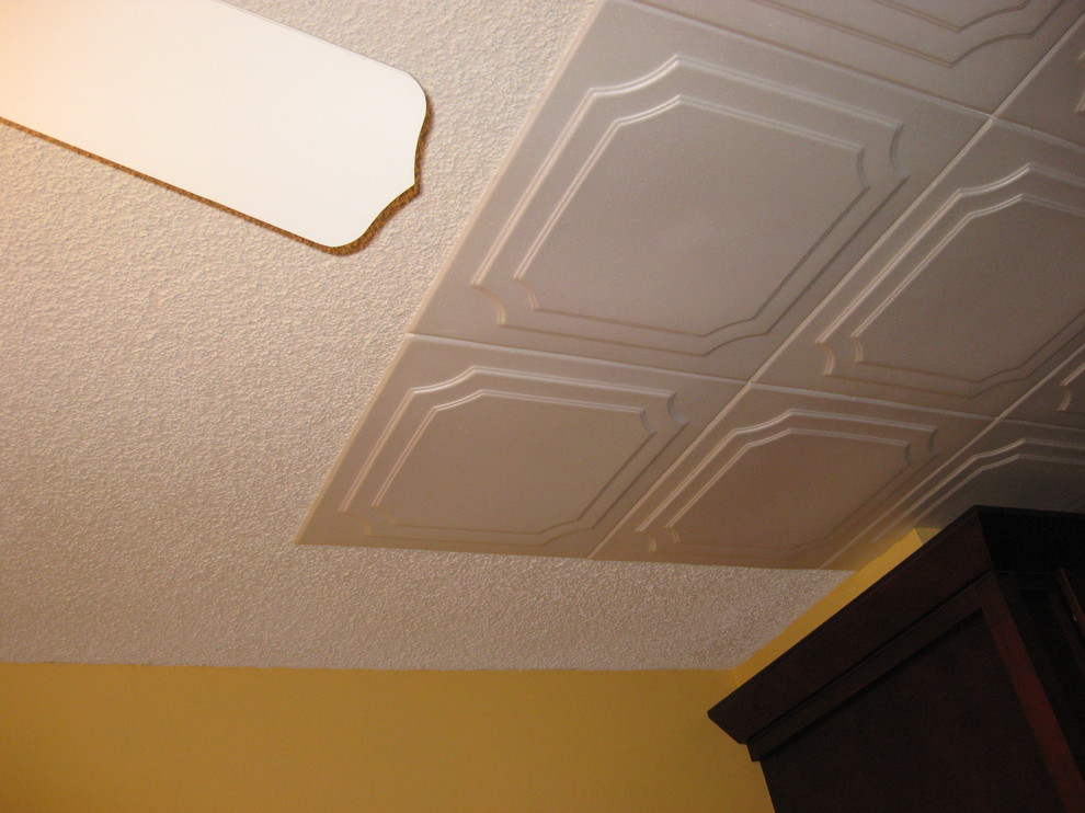 Polystyrene Decorative Paintable Ceiling Tiles Miami By