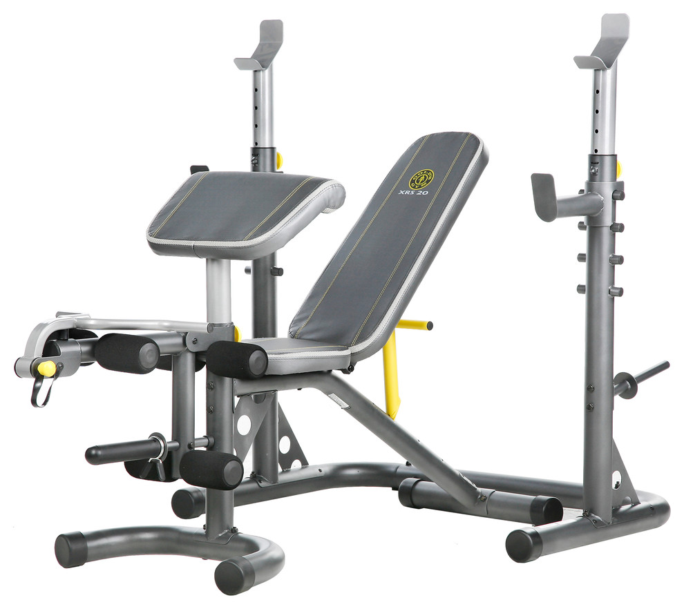 Gold's Gym XRS 20 Weight Bench with Squat Rack