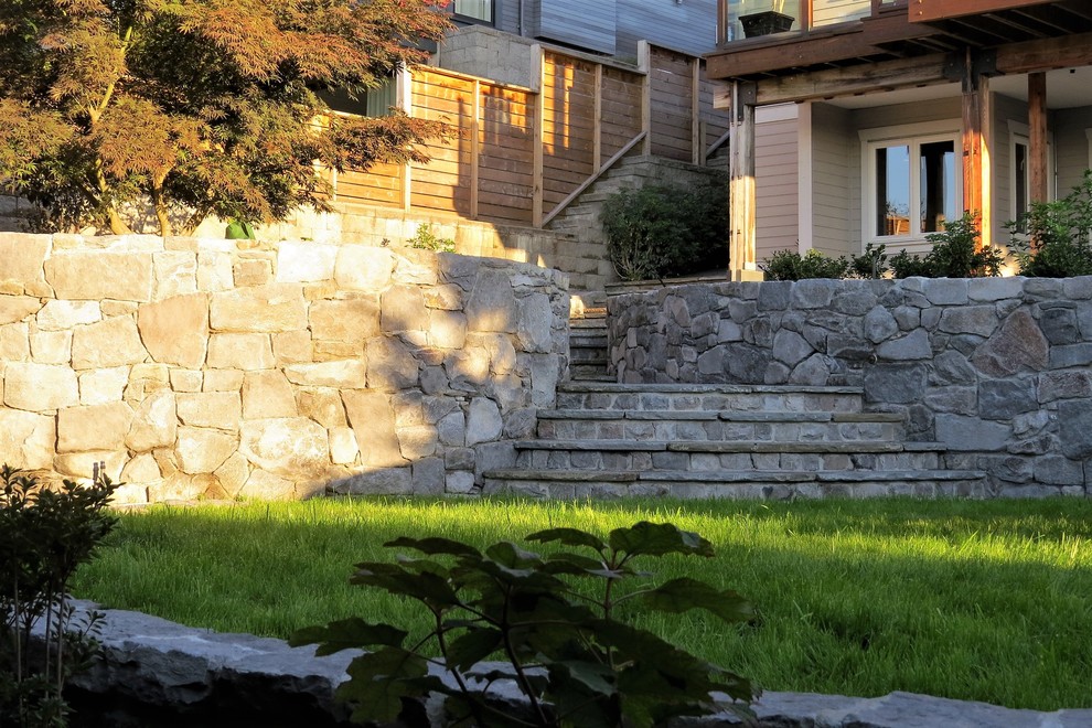 Elegant home design photo in Vancouver